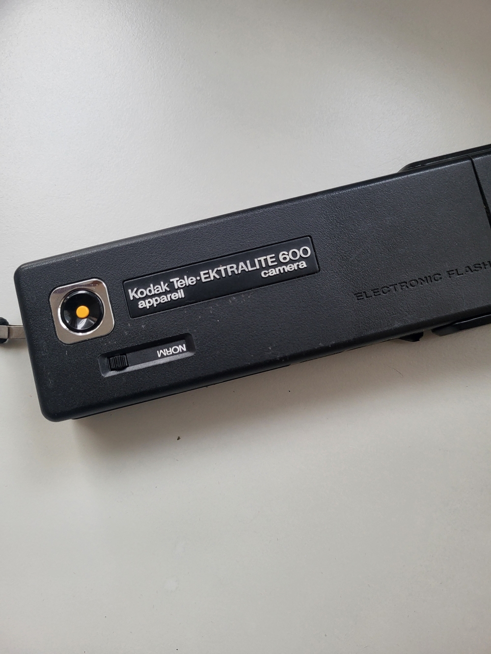 Kodak Tele-Ektralite 600 Camera in Black with Silver Trim